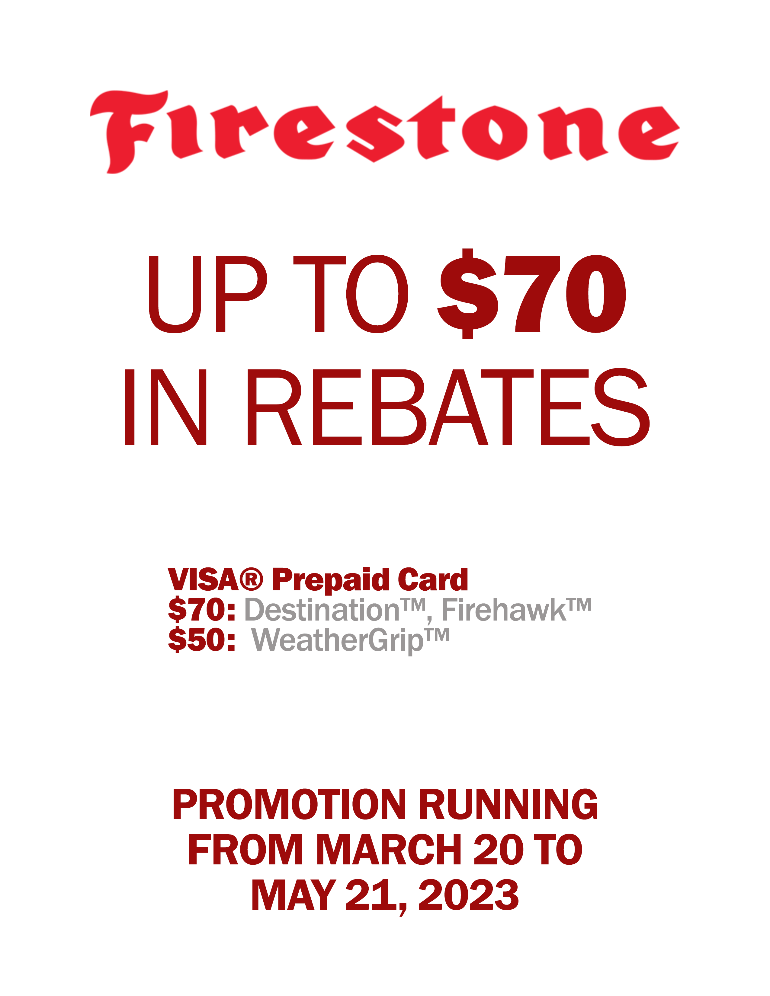 Firestone Mail In Rebate 2024