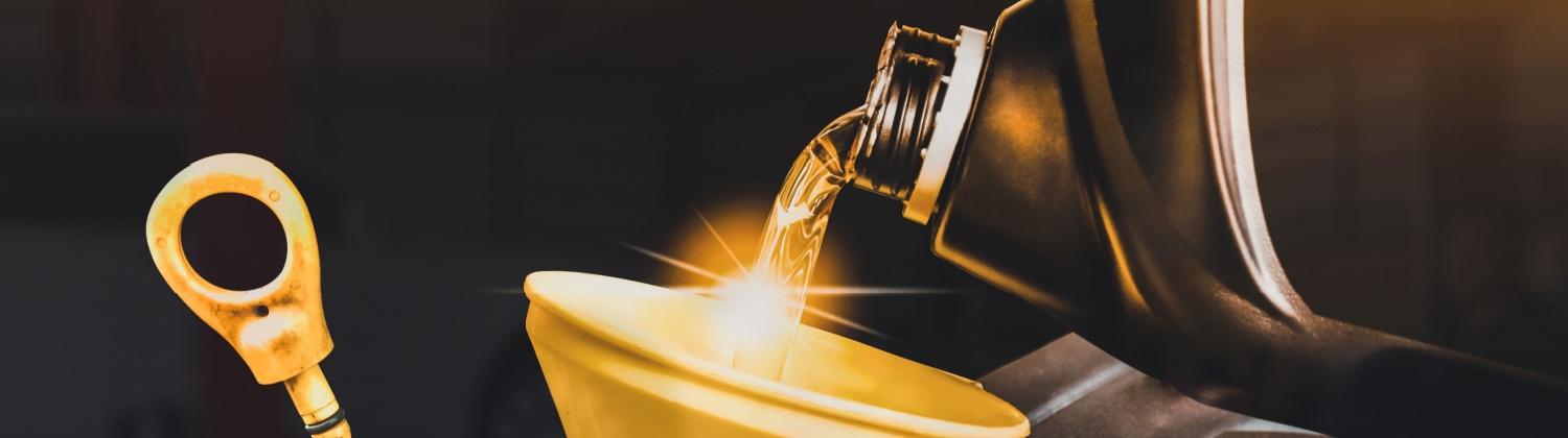 oil change on a vehicle at SWC Automotive in Burlington, ON